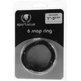 Adjustable 6 Snap Leather Cock Ring -  Sex Toys & Adult Toys | XtoySmart Canada